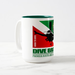 Dive Brazil DF2 Two-Tone Coffee Mug