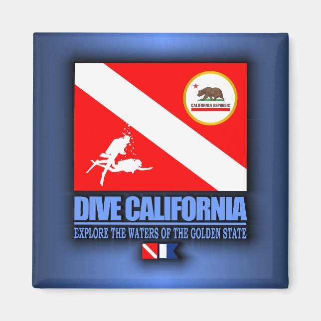 Dive California Magnet (Front)
