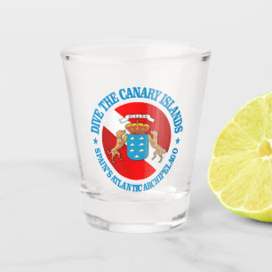 Dive Canary Islands (rd) Shot Glass