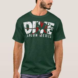 DIVE Cancun Mexico SCUBA DIVING Octopus  T-Shirt