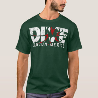 DIVE Cancun Mexico SCUBA DIVING Octopus  T-Shirt