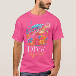Dive Cozumel Mexico Sea Turtle Scuba Diving Diver  T-Shirt