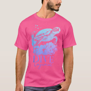Dive Cozumel Mexico Sea Turtle Scuba Diving Diver  T-Shirt