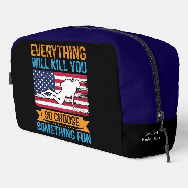 Dive Deep With Joyful Spirit Dopp Kit (Right Corner)