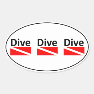 DIVE DIVE DIVE Sticker