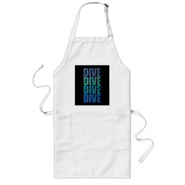 DIVE DIVE LONG APRON (Front)