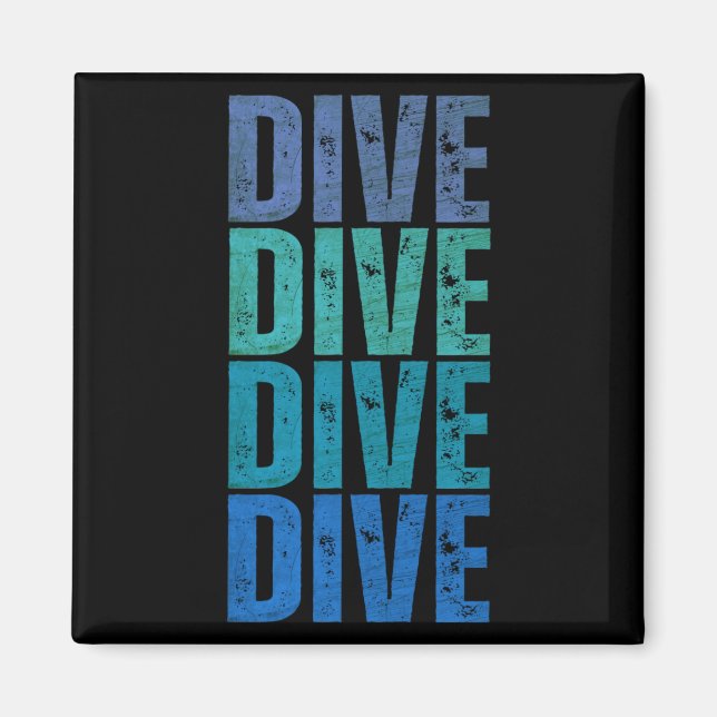 DIVE DIVE MAGNET (Front)