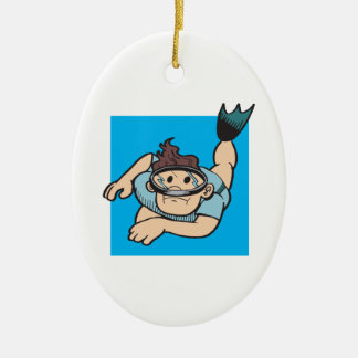 Dive Down Ceramic Tree Decoration