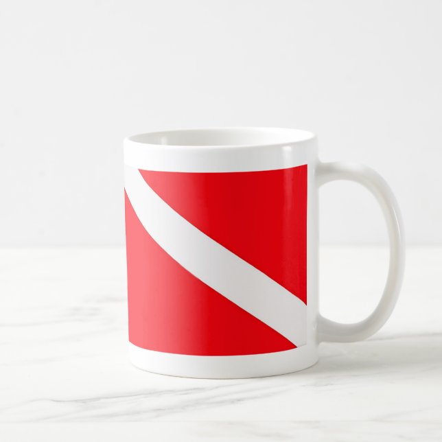 Dive Flag Coffee Mug (Right)