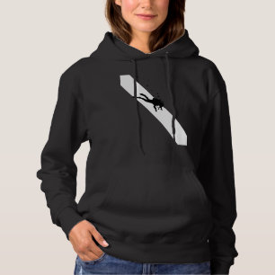 Dive Flag Diver Scuba Diving Gift Classic Red Whit Hoodie