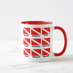 Dive Flags of the World Mug