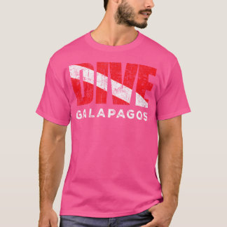 Dive Galapagos Scuba Diver Dive Flag Diving T-Shirt