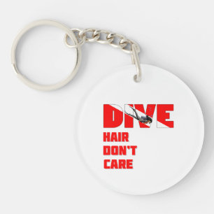 Dive Hair Don’t Care Key Ring