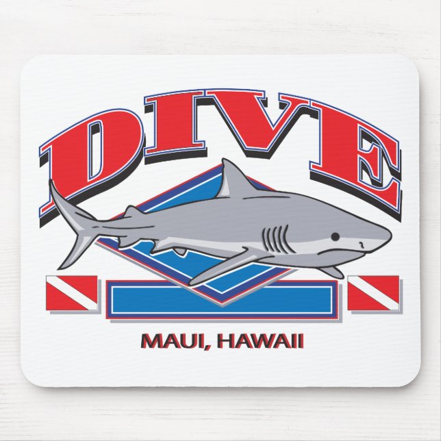 Dive Hawaii, Mouse Mat (Front)