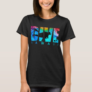 Dive Hawaii with scuba diver & sharks graphics in T-Shirt