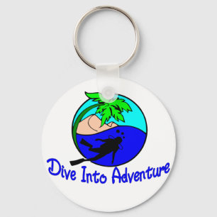 Dive Into Adventure Key Ring