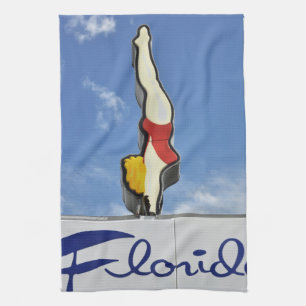 Dive into Florida Tea Towel