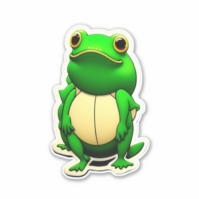 Dive into Frog World with Our Sticker Assortment (Front)