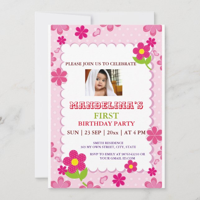 Dive into Joy: Birthday Fiesta! Invitation (Front)