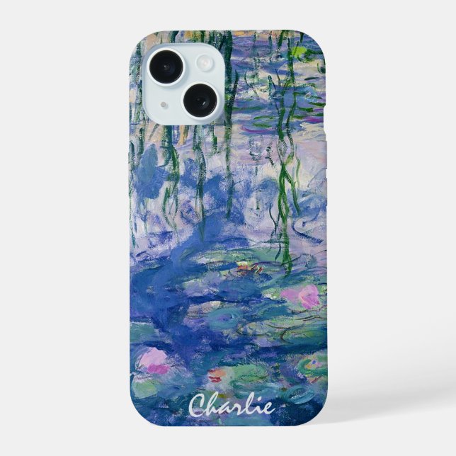 Dive into Monet’s Water Lilies! | Customisable iPhone 15 Case (Back)