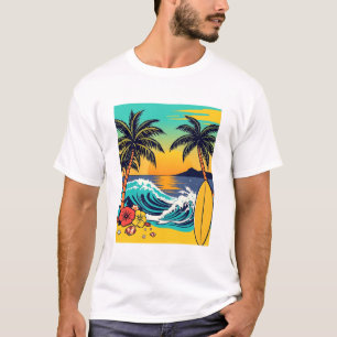 Dive into summer with vibrant beach vibes! T-Shirt