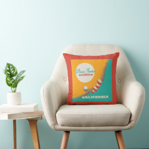 Dive Into Sunshine California Cushion