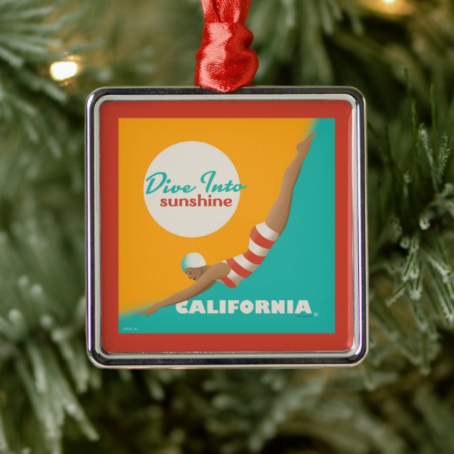 Dive Into Sunshine | California Metal Tree Decoration (Tree)