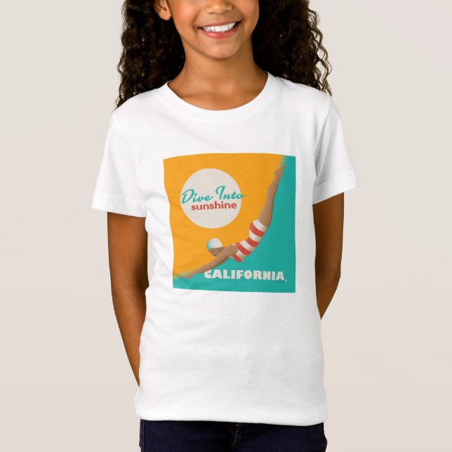 Dive Into Sunshine | California T-Shirt (Front)
