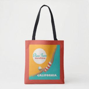 Dive Into Sunshine California Tote Bag
