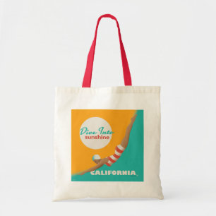 Dive Into Sunshine California Tote Bag