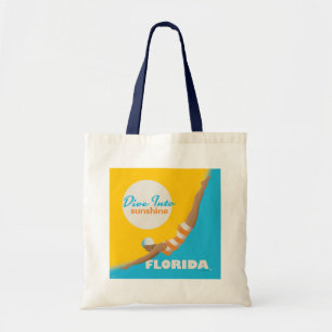 Dive Into Sunshine Florida Tote Bag