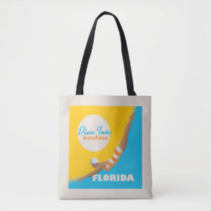 Dive Into Sunshine Florida Tote Bag