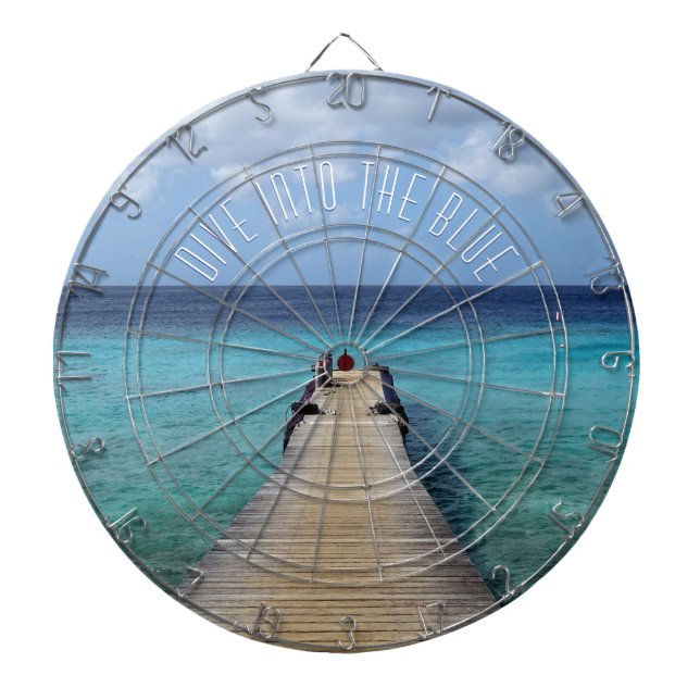 Dive into the Blue Dartboard (Front)