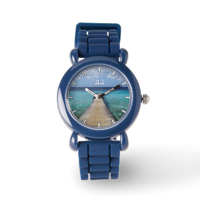 Dive into the Blue (w/out your initials) Watch (Front)