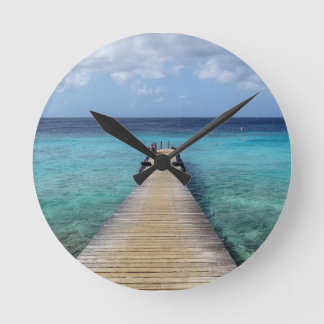 Dive into the Blue Wall Clock