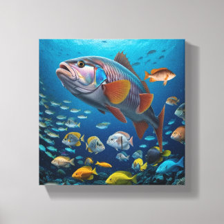 Dive into the Depths: Explore the Enchanting World Canvas Print