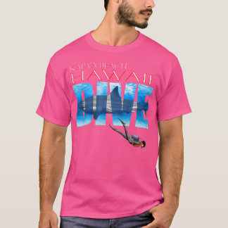 Dive Kapa'A Beach Scuba Diving Snorkelling T-Shirt