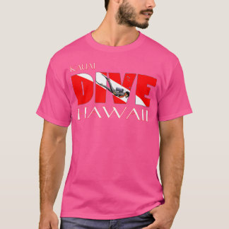 Dive Kauai Hawaii Scuba Diving Snorkelling T-Shirt