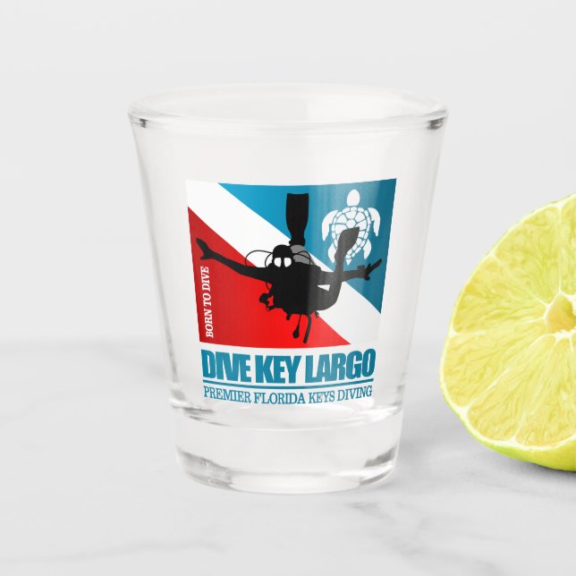 Dive Key Largo DF2 Shot Glass (Front)