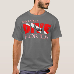 DIVE Key Largo Florida SCUBA Diving Snorkelling T-Shirt