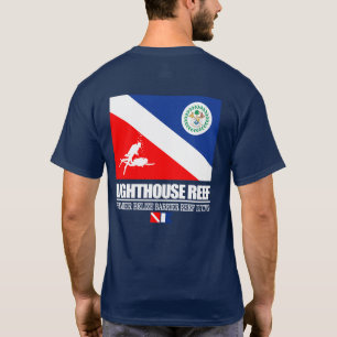 Dive Lighthouse Reef (sq) T-Shirt
