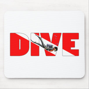 dive master mouse mat