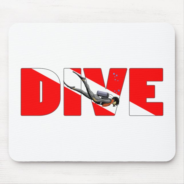 dive master mouse mat (Front)
