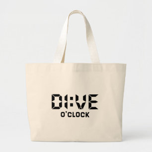 Dive O'Clock Large Tote Bag
