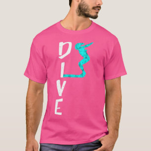 Dive Platform Diving Board Springboard Diving  Gif T-Shirt