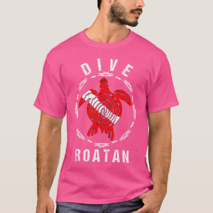 Dive Roatan Tribal Turtle T-Shirt