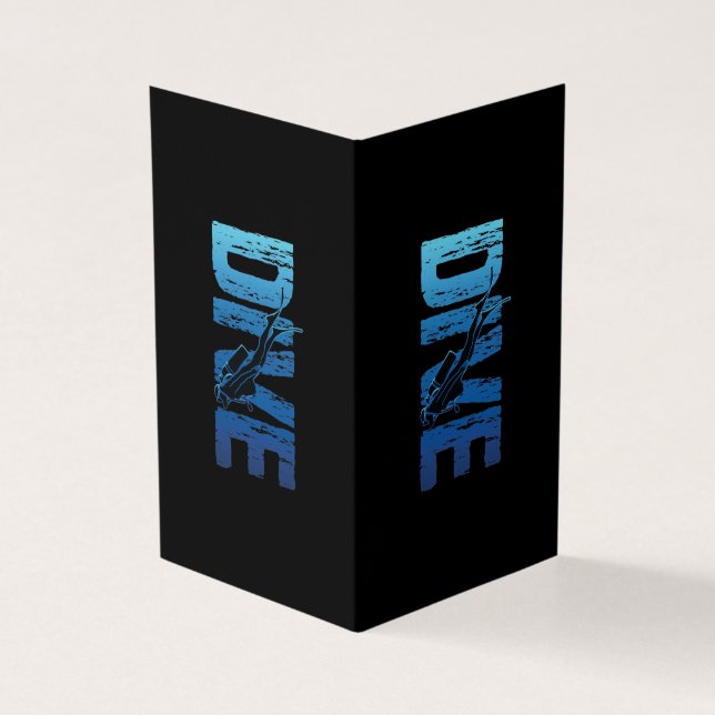 Dive Scuba Diver Vertical (Outside)