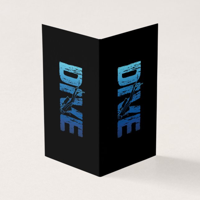 Dive Scuba Diver Vertical (Outside)