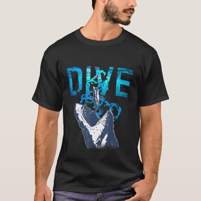 Dive Snorkelling Marine Biologist Diver T-Shirt (Front)