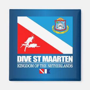 Dive St Maarten (sq) Magnet